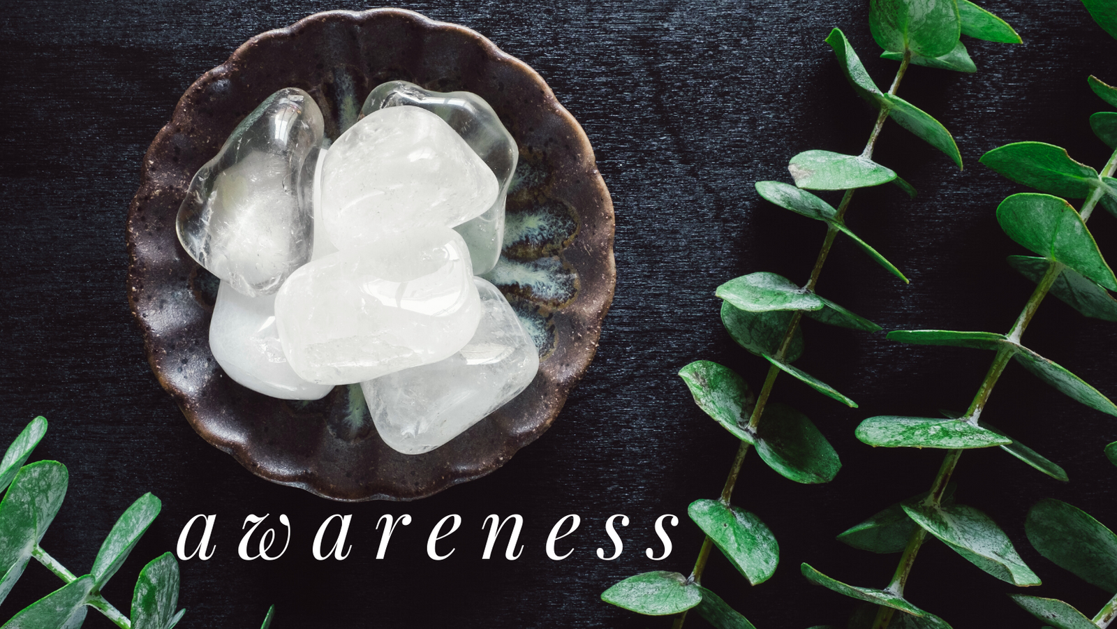 Crown Chakra - with Clear Quartz Gemstones | 8oz / 236ml