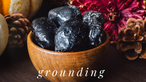 Root Chakra - with Obsidian Gemstones | 8oz / 236ml